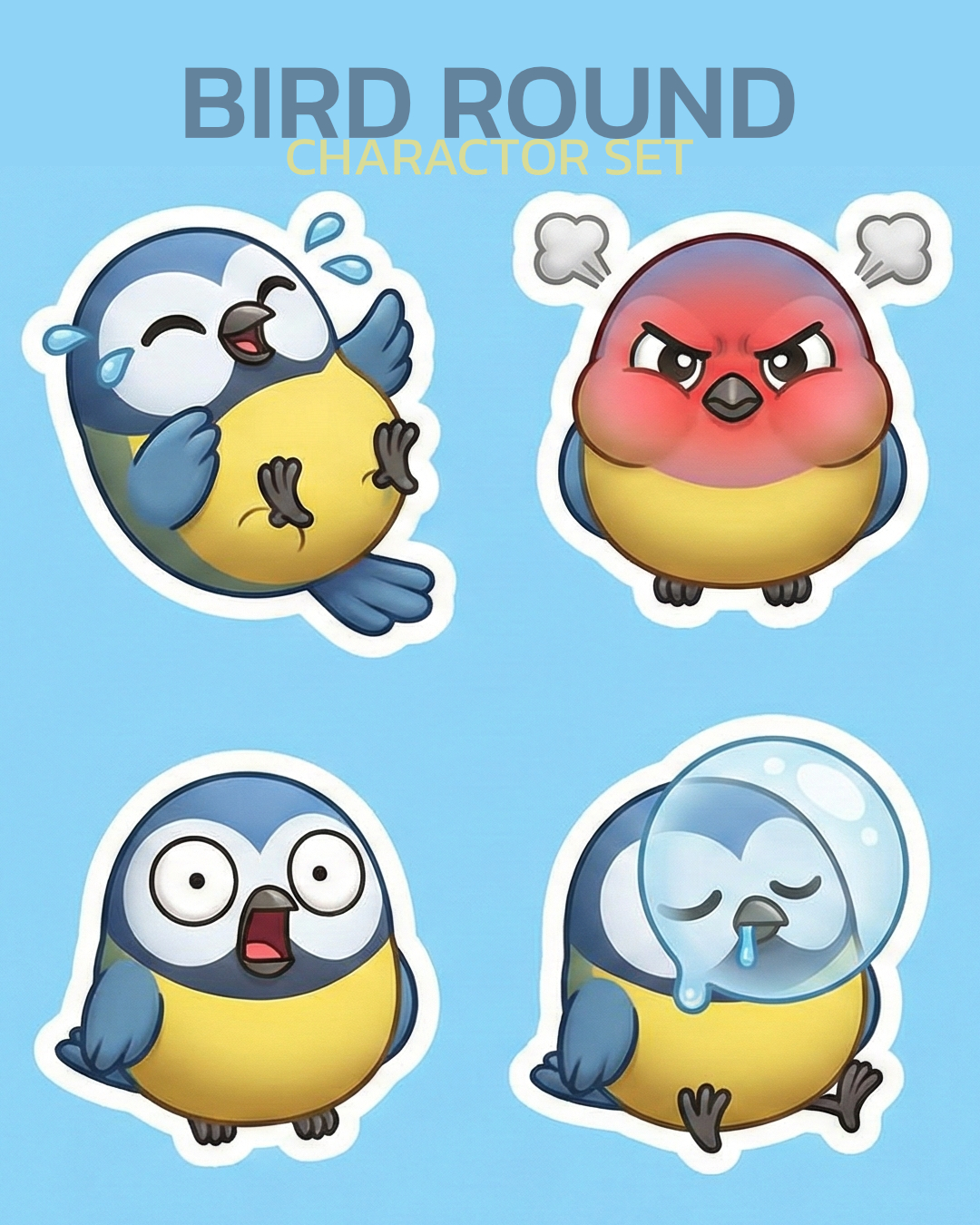 Bird Sticker Design
